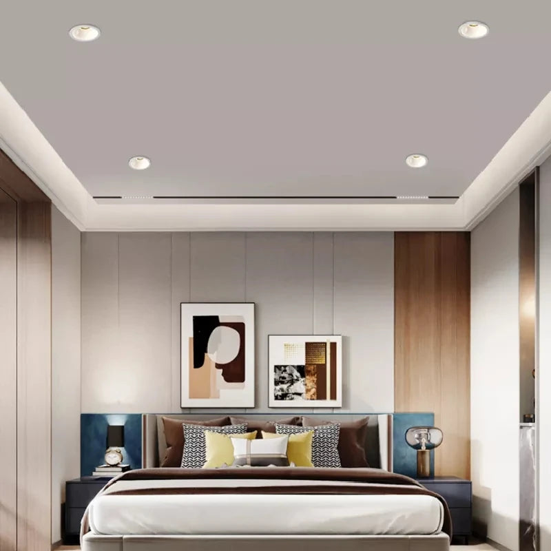Dimmable Anti-Glare COB LED Recessed Downlight 9W 12W 15W 18W 20W 24W Epistar 85-265V