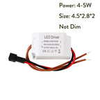 Constant Current LED Driver 300mA 1-3W 4-5W 4-7W 8-12W 18-24W AC 85-265V 90% Efficiency
