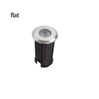 IP67 LED Underground Ground Light 1W 3W 5W AC 85-265V or DC 12V 1 2 3 or 4 Side Flat Aluminum Warm White Natural White Cool White Red Green Blue 4 Pack