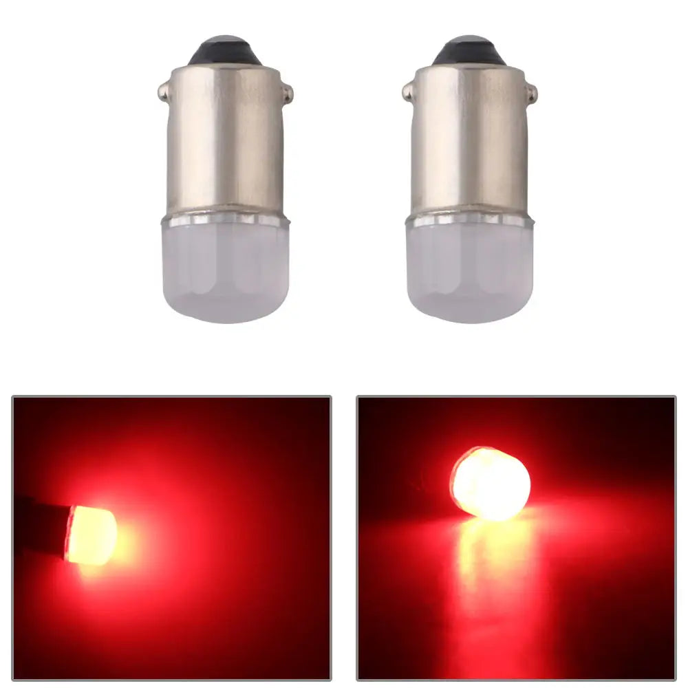 BA9S LED Bulb 0.18W 70lm DC 6V 6.3V SMD 5630 Cool White Plug and Play Flashlight Pinball Machine Toy Car Signal Lamp 50 Pack