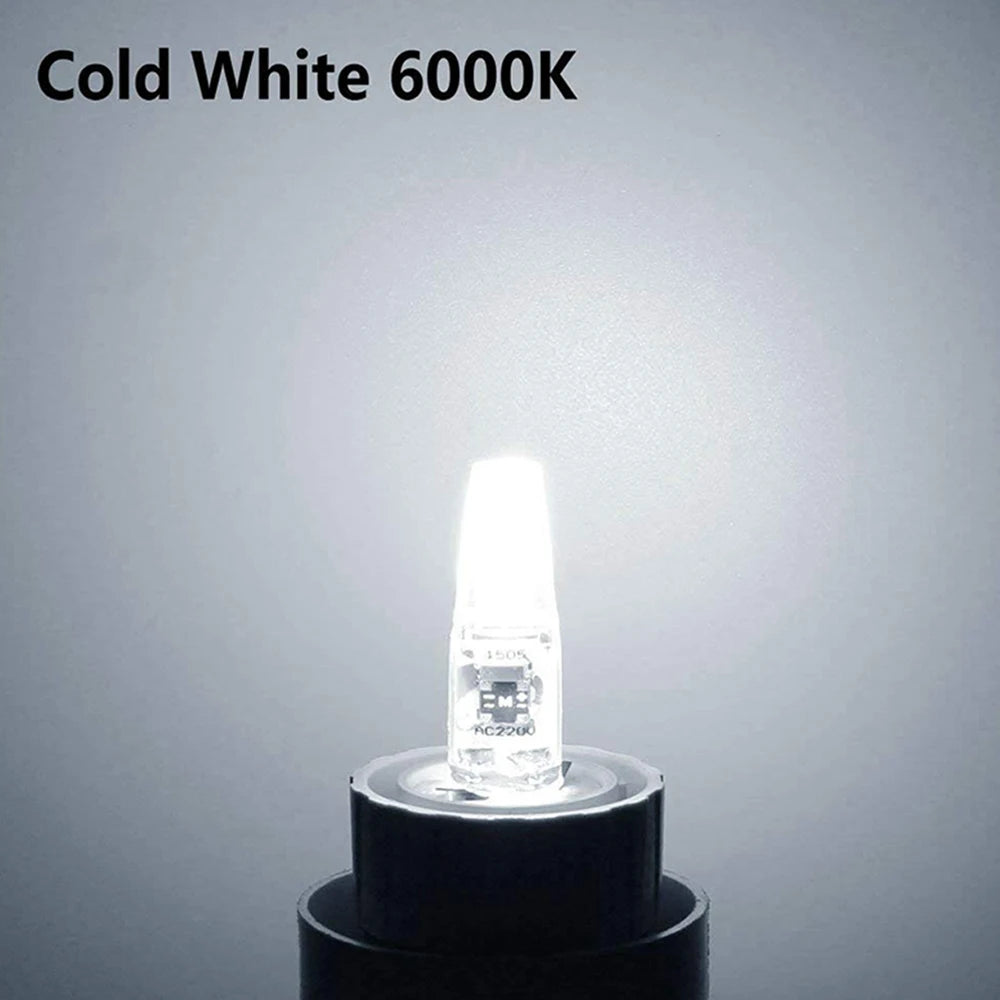 10-Pack G4 COB LED Bulb 360° AC/DC 12V Warm Cool White Chandelier Spotlight 38mm
