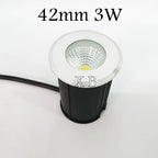 IP68 LED Underground Ground Light 3W 5W 10W 15W AC 85-265V or DC 12V 120 Degree 100 lm/W Aluminum Garden Path Landscape 4 Pack