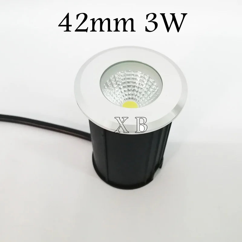 IP68 LED Underground Ground Light 3W 5W 10W 15W AC 85-265V or DC 12V 120 Degree 100 lm/W Aluminum Garden Path Landscape 4 Pack