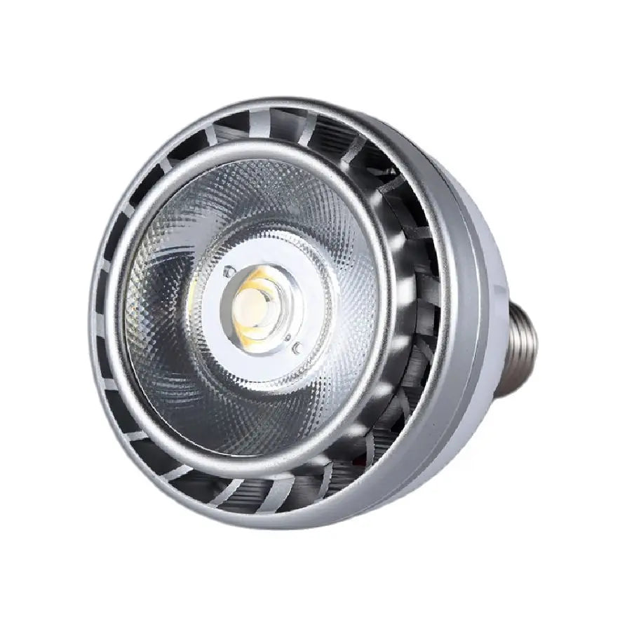 PAR30 COB LED Spotlight 35W E26 E27 3500-4200lm CRI 80+ 24° AC 110-240V 3-Color