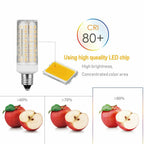 Dimmable LED Corn Bulb 9W 850lm G4 G9 E12 E14 E17 BA15D Epistar SMD2835 110-220V