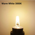 10-Pack G4 COB LED Bulb 360° AC/DC 12V Warm Cool White Chandelier Spotlight 38mm