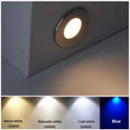 3W IP68 LED Underwater Pool Light 280lm 30° CRI 80+ DC 12-24V 35mm Cutout Stainless Steel