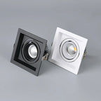 Square GU10 MR16 Recessed Downlight Frame Bracket Single Double Triple Ring Adjustable
