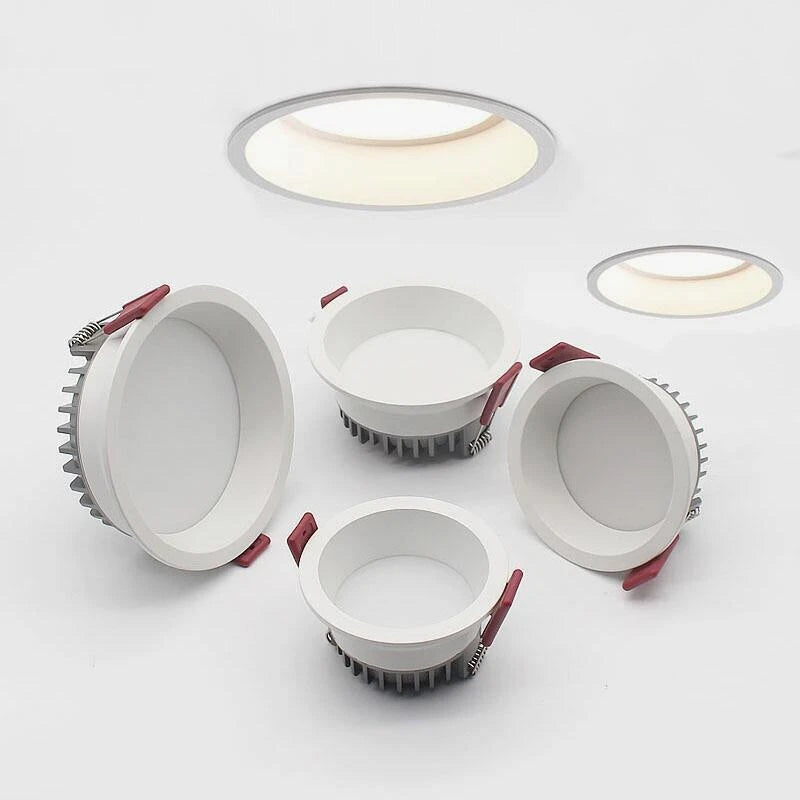 Dimmable Anti-Glare OSRAM LED Recessed Downlight 9W 12W 15W 18W 80-Degree CRI 90+ 85-265V