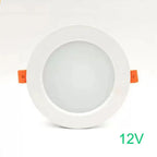 DC 12V LED Recessed Ceiling Downlight 3W 5W 7W 9W 12W 18W CRI 85+ White Black 120-Degree