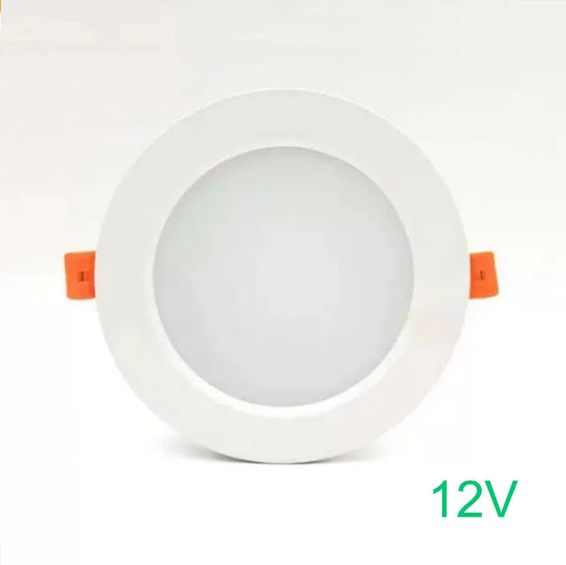 DC 12V LED Recessed Ceiling Downlight 3W 5W 7W 9W 12W 18W CRI 85+ White Black 120-Degree