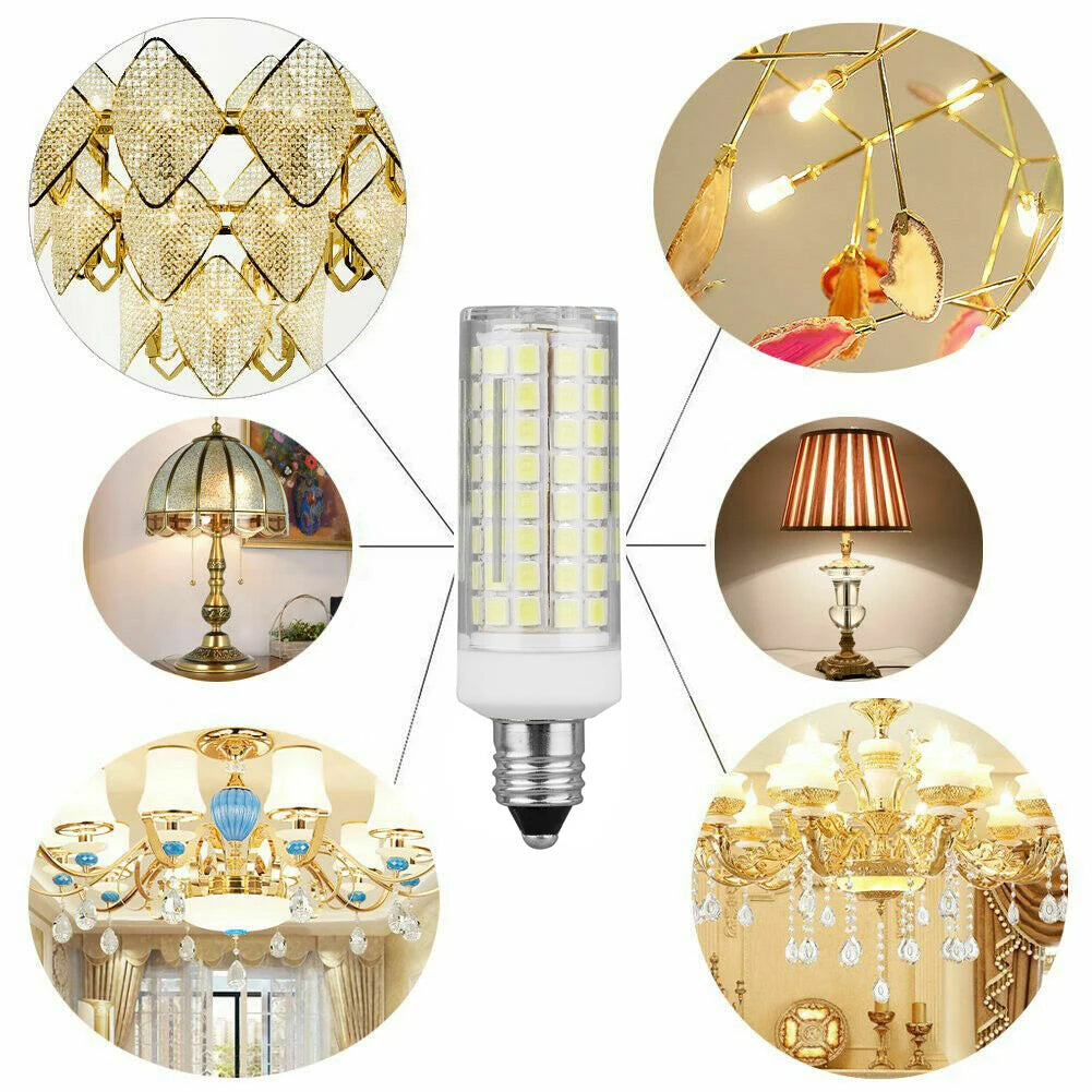 Dimmable LED Corn Bulb 9W 850lm G4 G9 E12 E14 E17 BA15D Epistar SMD2835 110-220V