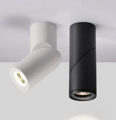 Dimmable Rotating COB LED Ceiling Spotlight 7W 9W 12W 15W CRI 95+ 24° 120lm/W AC 85-265V