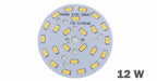 SMD5730 Round LED Lamp Board 3W-36W 110-120lm/W CRI 85+ San'An 300mA DC Warm Natural Cool