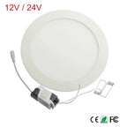 Ultra-Thin 12mm LED Recessed Panel Downlight DC 12V 24V 3W-25W 120° PF97% + Driver