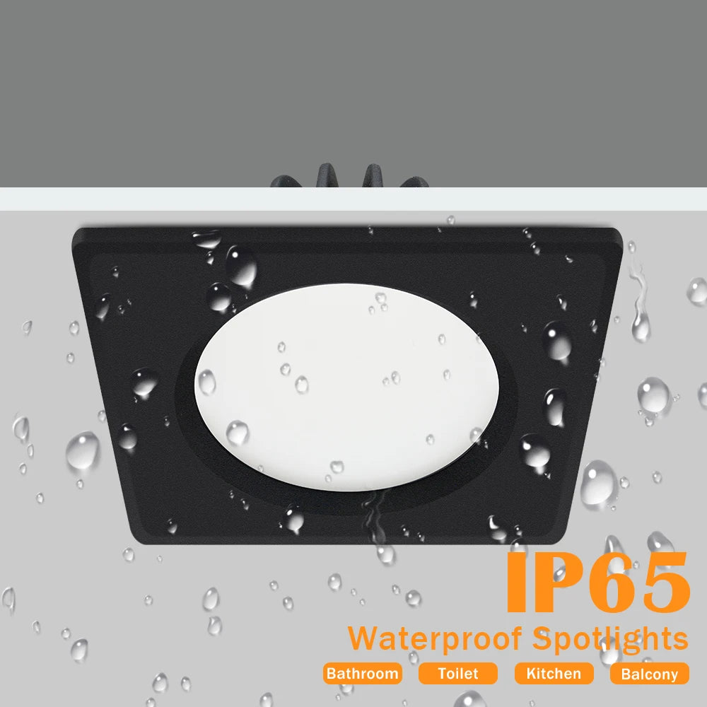 Modern IP65 Waterproof LED Ceiling Spotlight Fixture