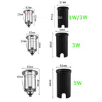 IP68 Waterproof LED Underground Light 1W 3W 5W Outdoor Buried Yard Lamp Landscape Path Floor Light