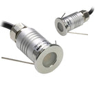 IP67 Mini LED Underground Ground Light 1W DC 12V 95lm 120 Degree CRI 80 36cm Cable Dimmable Aluminum Warm White Natural White Cool White Red Green Blue RGB