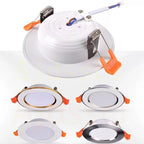 3-Color Switchable LED Recessed Downlight 5W 7W 9W 12W 15W Epistar Direct AC 110-240V
