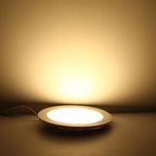 Ultra-Thin LED Recessed Panel Downlight 3W 6W 9W 12W 15W 18W SMD2835 Round AC 85-265V