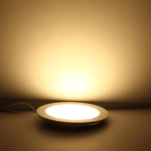 Ultra-Thin LED Recessed Panel Downlight 3W 6W 9W 12W 15W 18W SMD2835 Round AC 85-265V