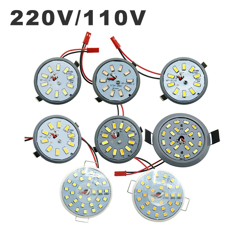 3W 5W 6W 10W Three-Way SMD2835 LED Integrated Light Cup Recessed Downlight AC 100-240V