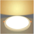 Ultra-Thin LED Recessed Panel Downlight 6W 8W 15W 20W Adjustable Cutout 50-210mm 85-265V
