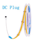 USB DC 5V COB LED Strip Light 320 LED/m 8mm PCB CRI 90 IP33 0.5m to 5m Warm White Natural White Cool White Red Green Blue Yellow Flexible Tape