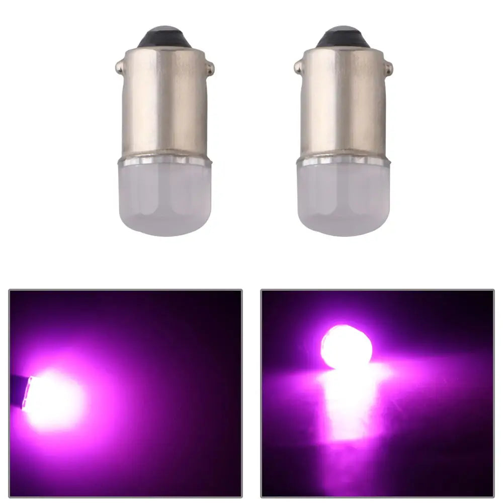 BA9S LED Bulb 0.18W 70lm DC 6V 6.3V SMD 5630 Cool White Plug and Play Flashlight Pinball Machine Toy Car Signal Lamp 50 Pack