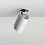 Dimmable Folding COB LED Recessed Downlight 7W 12W Frosted Aluminum PMMA Lens Knob Switch CRI 85 IP52 AC 85-265V Ceiling Spot