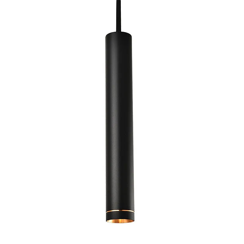 LED Pendant Light Cylindrical Long Tube Lamps Dimmable for Kitchen Dining Bedroom Bar Decoration LED ceiling Hanging Chandelier