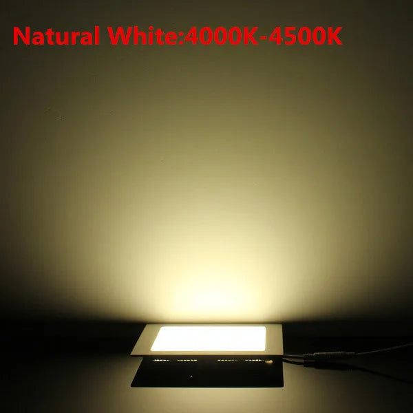Ultra-Thin LED Recessed Panel Downlight 3W 4W 6W 9W 12W 15W 25W Round 85-265V