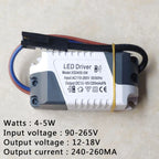 Constant Current LED Driver 240-300mA 3W-50W SM Plug AC 90-265V Short Circuit Protection