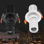 Adjustable Zoom LED Recessed Spotlight 7W 12W 15W 20W Dimmable 85-265V Restaurant Bar