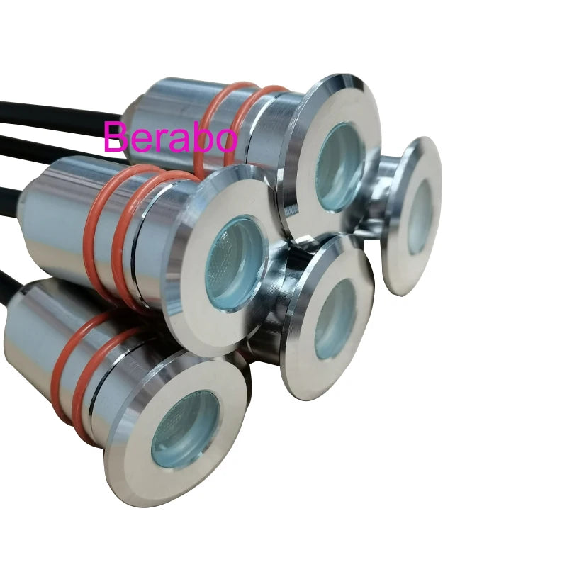 Mini LED Deck Light 0.5W 1W DC12V IP67 304 Stainless Steel Recessed Stair Garden 32mm