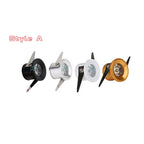 Mini LED Cabinet Spotlight 1W 3W DC 12V Warm White Natural White Cool White Red Green Blue Driver Included Surface or Recessed Mount Aluminum Black Silver