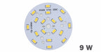 SMD5730 Round LED Lamp Board 3W-36W 110-120lm/W CRI 85+ San'An 300mA DC Warm Natural Cool