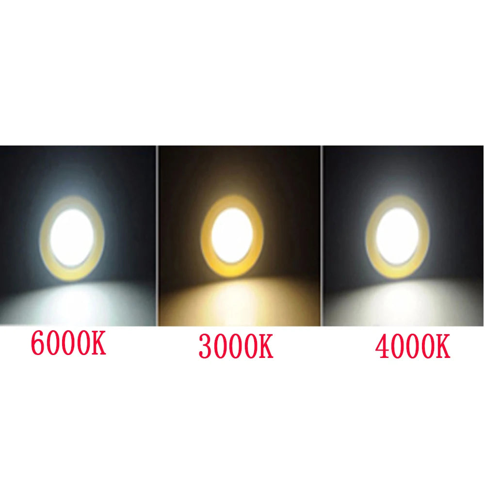 SMD5730 Round LED Lamp Board 2W-100W 110-120lm/W CRI 85+ San'An 300mA×2 DIY Downlight