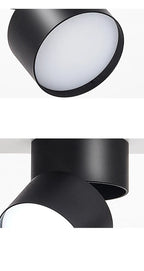 Dimmable Surface Mounted LED Ceiling Spotlight 9W 12W 15W 30-Degree Frosted 90-260V