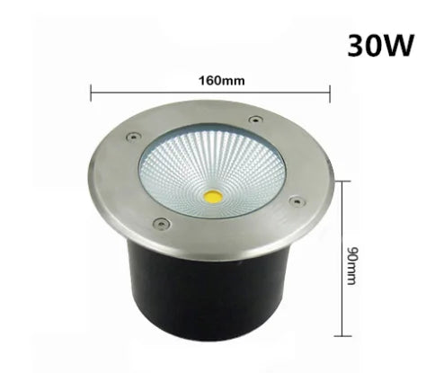 LED Underground Ground Light 5W 10W 15W 20W 30W IP67 Waterproof Stainless Steel 85-265V