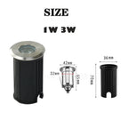 IP68 COB LED Underground Buried Light 5W 9W DC 12V AC 110-220V Garden Path Landscape