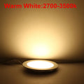 Dimmable Ultra-Thin LED Panel Downlight 3W 4W 6W 9W 12W 15W 25W 120° PF97% AC 85-265V