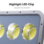 LED Flood Light 100W 200W 600W IP66 AC 110-240V Outdoor Wall Spotlight Aluminum