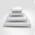 Ultra-Thin Round Square LED Panel Light 10W 18W 24W 36W 180° 80-100lm/W AC 86-265V