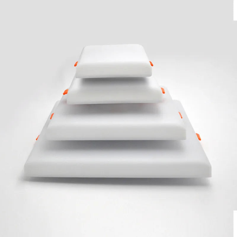 Ultra-Thin Round Square LED Panel Light 10W 18W 24W 36W 180° 80-100lm/W AC 86-265V