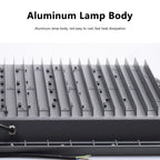 LED Flood Light 100W 200W 600W IP66 AC 110-240V Outdoor Wall Spotlight Aluminum