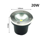 LED Underground Ground Light 5W 10W 15W 20W 30W IP67 Waterproof Stainless Steel 85-265V