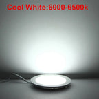 Ultra-Thin 12mm LED Recessed Panel Downlight DC 12V 24V 3W-25W 120° PF97% + Driver
