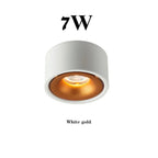 Foldable 360° Rotatable Dimmable COB LED Surface Downlight 7W-16W Double-Head to 32W Black