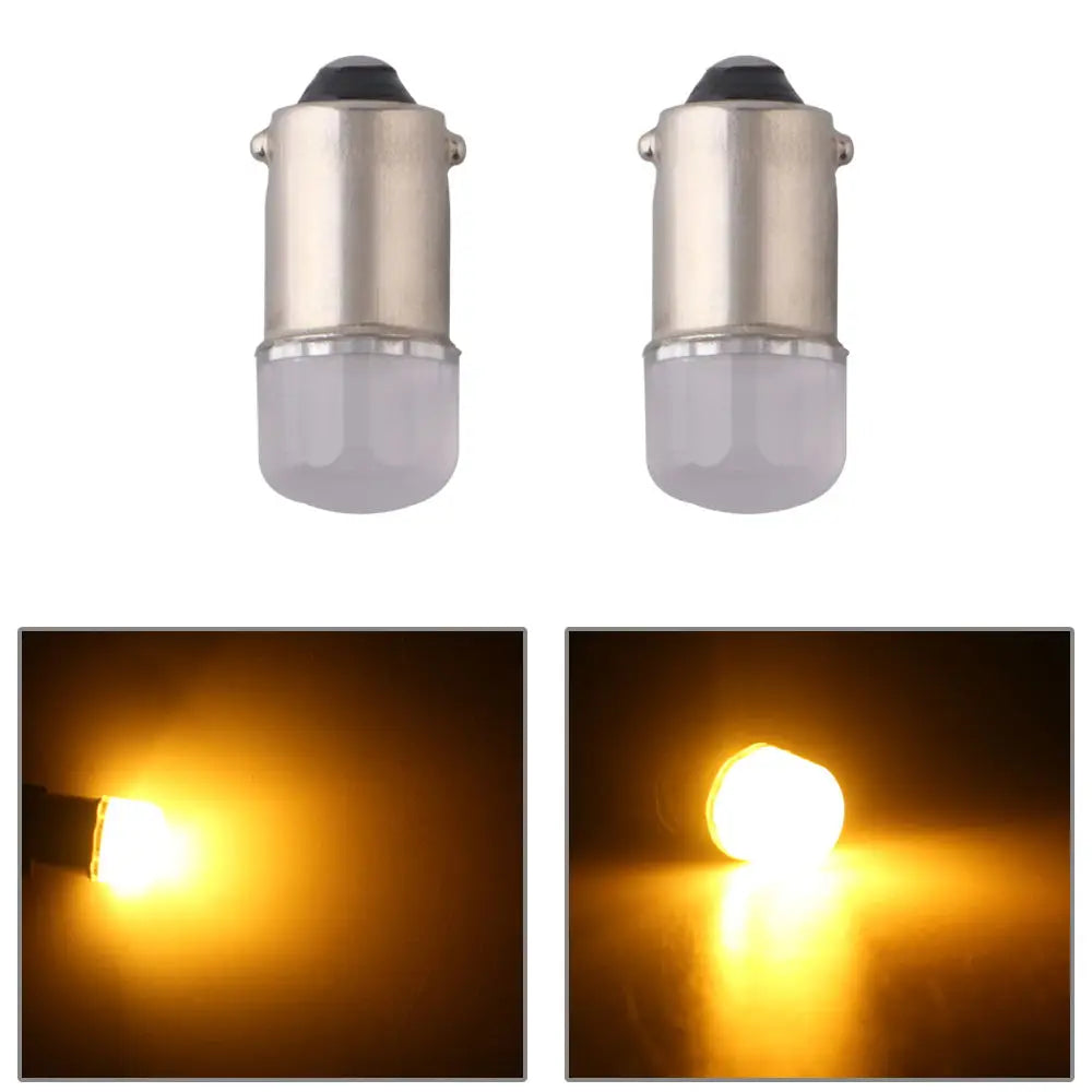 BA9S LED Bulb 0.18W 70lm DC 6V 6.3V SMD 5630 Cool White Plug and Play Flashlight Pinball Machine Toy Car Signal Lamp 50 Pack